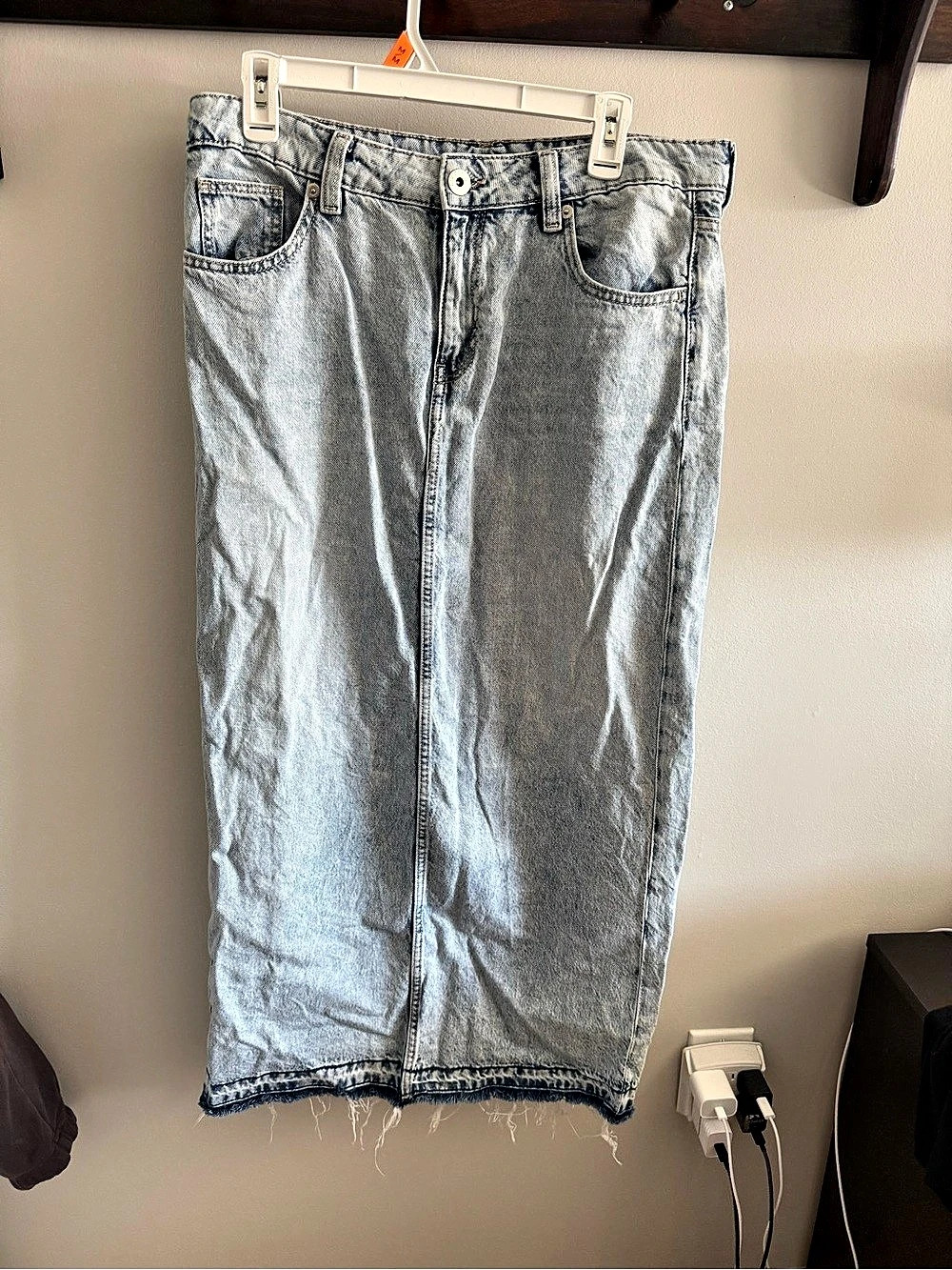 Denim Maxi Skirt